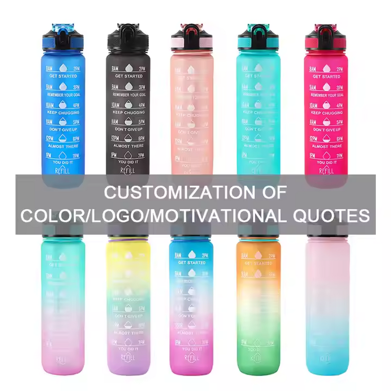 Water Bottle Manufacturer - Customized 32 oz Reusable BPA Free Tritan Flip Straw