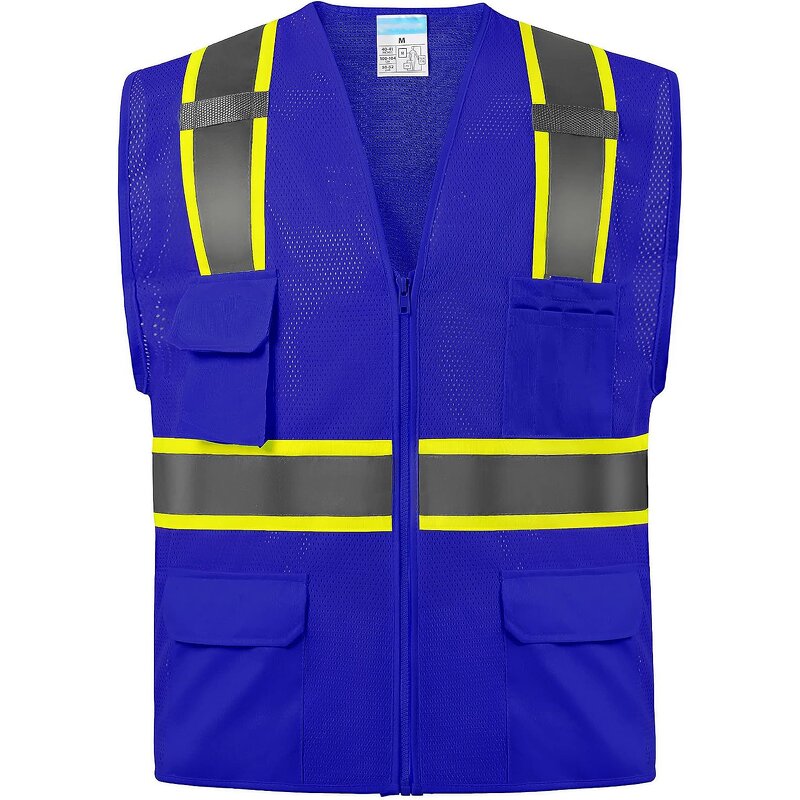 Safety Vest Manufacturer - HBC WorkWear Uniforms with Reflective Strips Comfortable