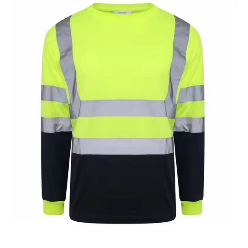 Safety Shirt Manufacturer - HBC Custom Hi Vis Dry Fit Long Sleeve Quick Dry Hoodie