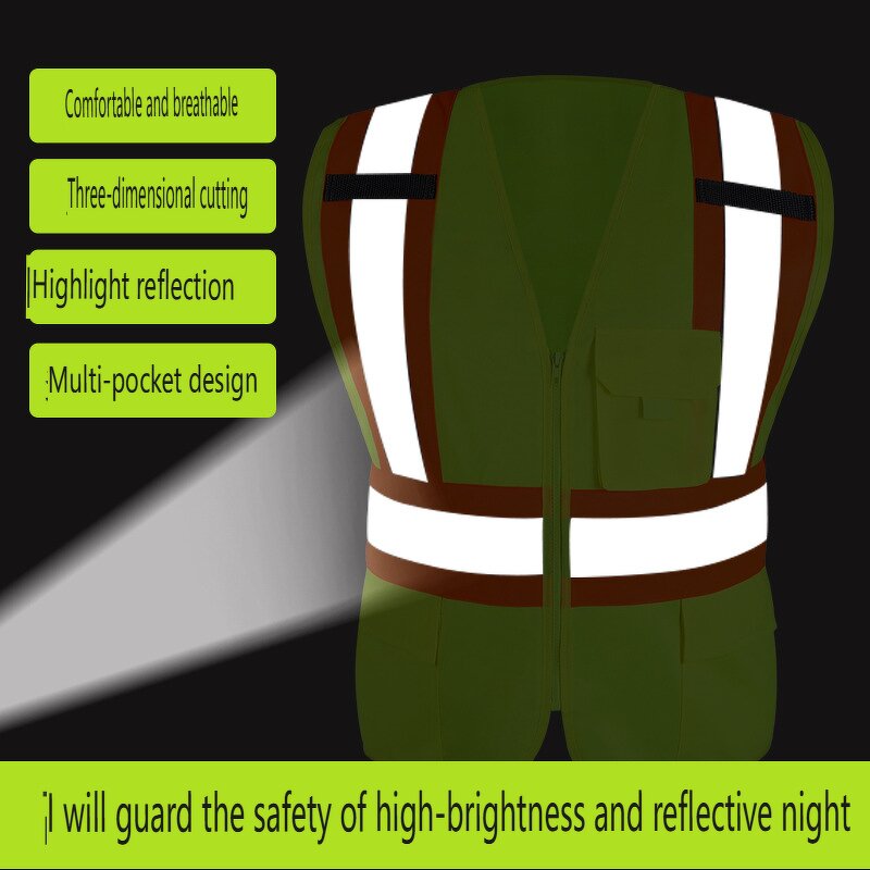 Safety Work Vest Manufacturer - HBC Custom Men's Hi Vis Cotton with Reflective Tapes