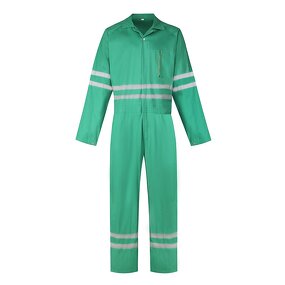 Flame Retardant Overalls Manufacturer - One-piece with Reflective Stripes Anti-static