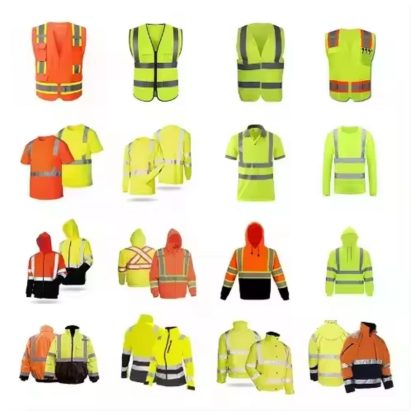Safety T-shirts Manufacturer - HBC High Visibility Construction Fluorescent Hi-vis