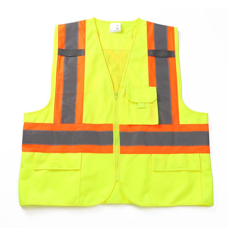 Safety Work Vest Manufacturer - HBC Custom Men's Hi Vis Cotton with Reflective Tapes