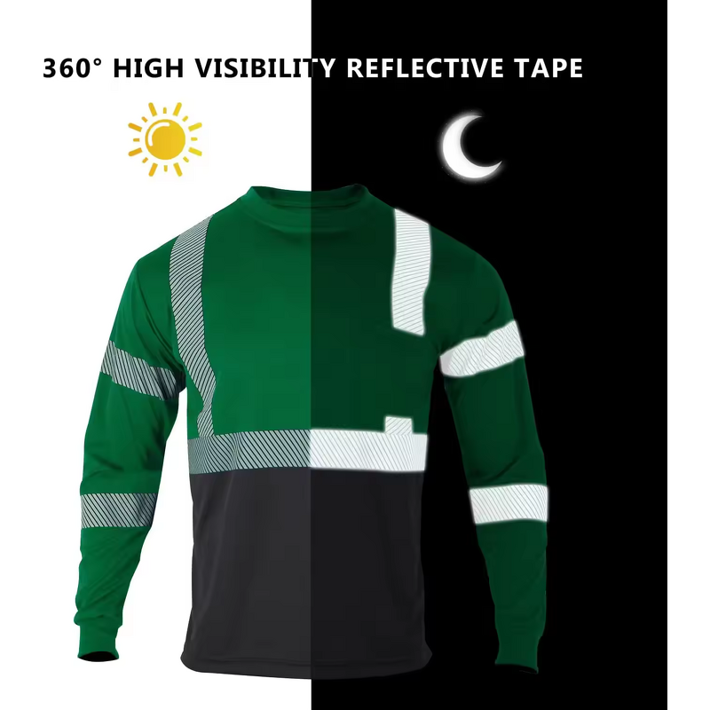 Safety T Shirts Manufacturer - HBC OEM/ODM 100% Polyester ANSI Class 2 with Reflective