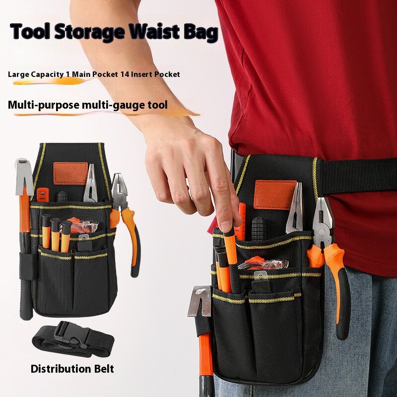Tool Bag Manufacturer - Multi-layer Electrician Adjustable Thickened Industrial-grade