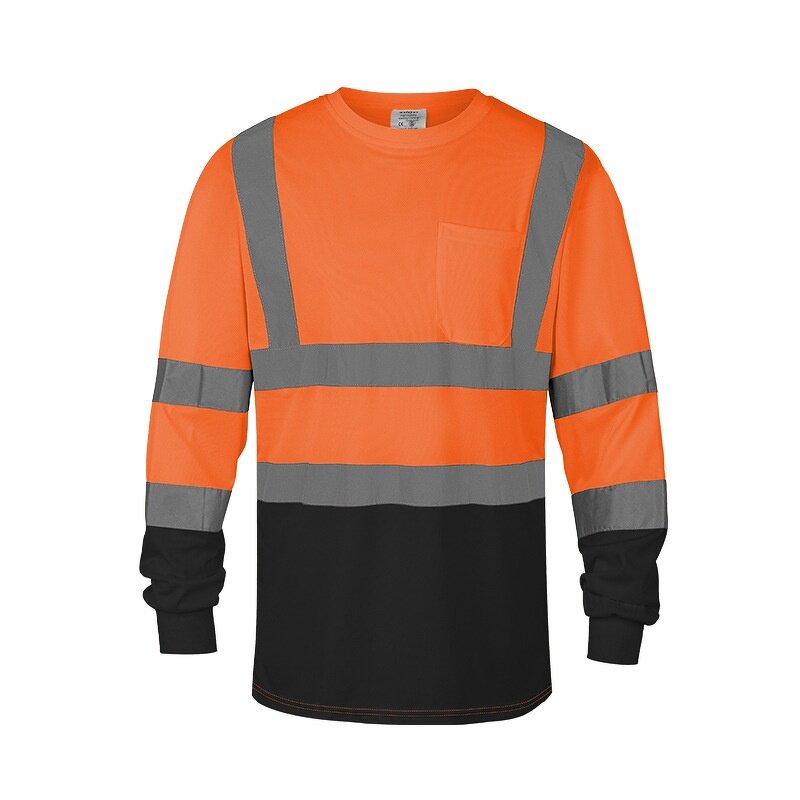 Safety T-Shirt Manufacturer - HBC Wholesale Custom Long Sleeve OEM Quick Dry Hi Vis