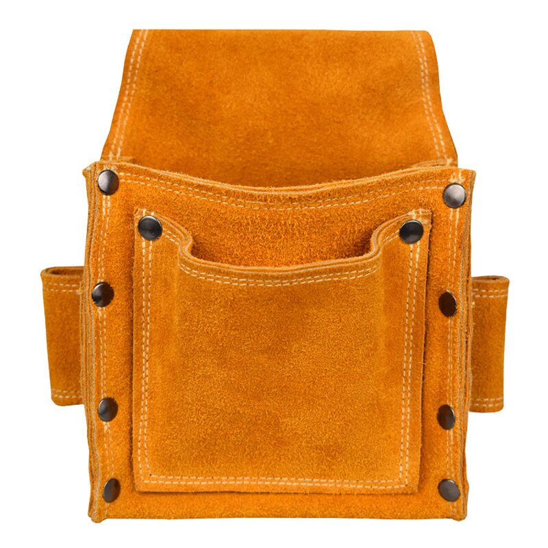Tool Bag Manufacturer - Woodworking Genuine Leather Thickened Wear-resistant Waist