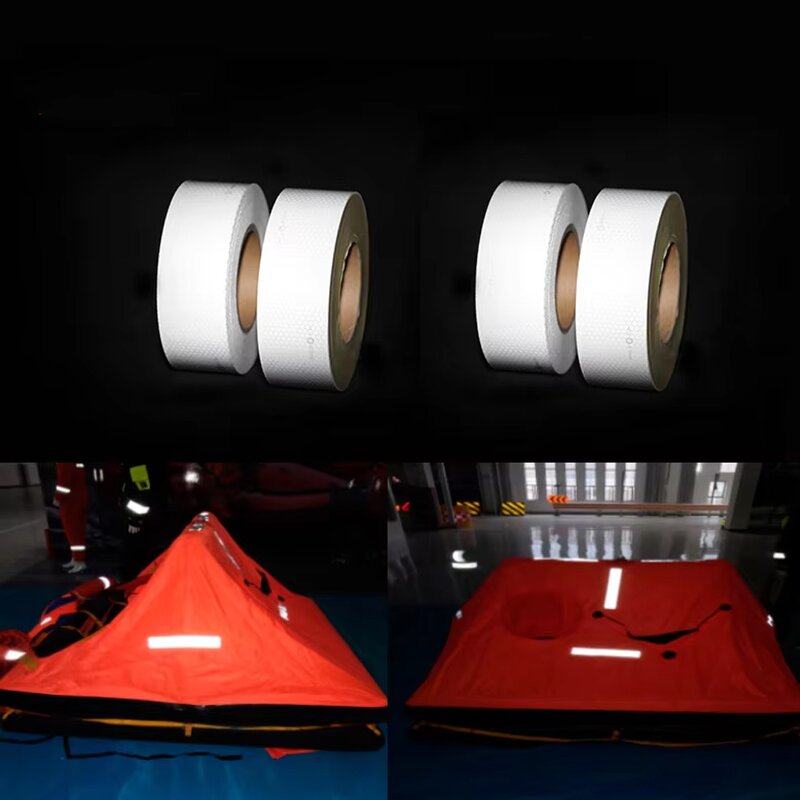 Reflective Tape Manufacturer - HBC Silver Hi-Vis Solas PVC Cloth-Based Acrylic Adhesive