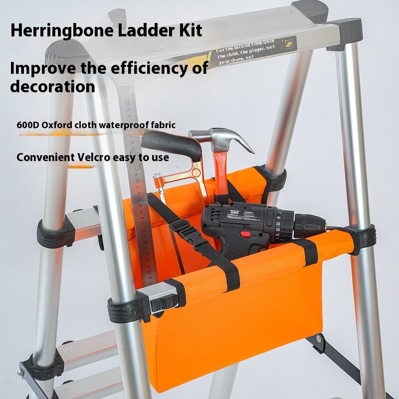 Tool Bag Manufacturer - HBC V-frame Ladder Large-capacity Hardware Decoration Hanging
