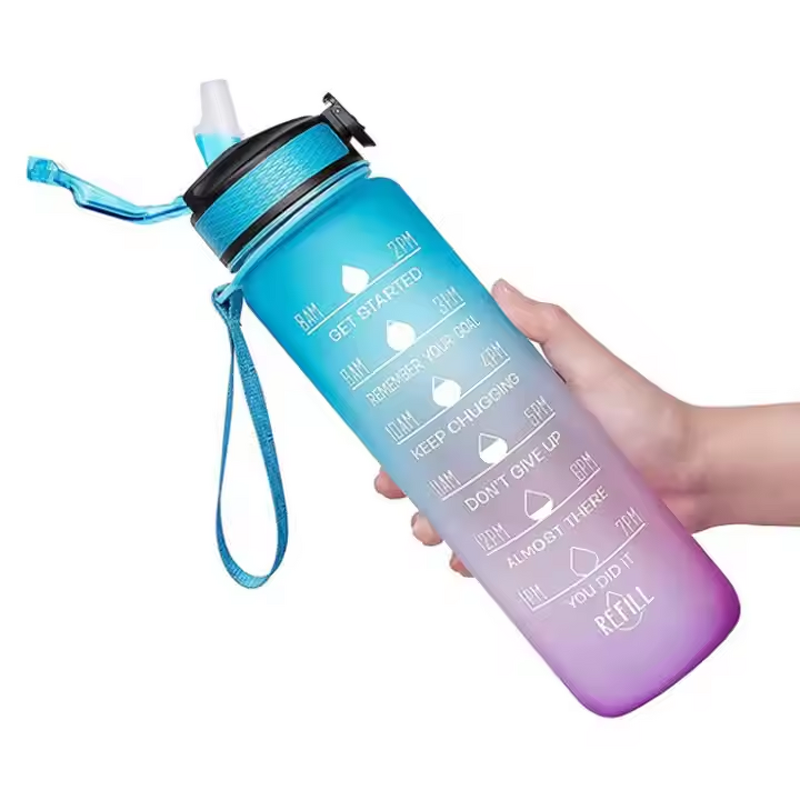 Water Bottle Manufacturer - Customized 32 oz Reusable BPA Free Tritan Flip Straw