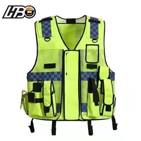 Safety Vest Manufacturer - HBC Class 2 High Visibility Custom Logo for Men Worker