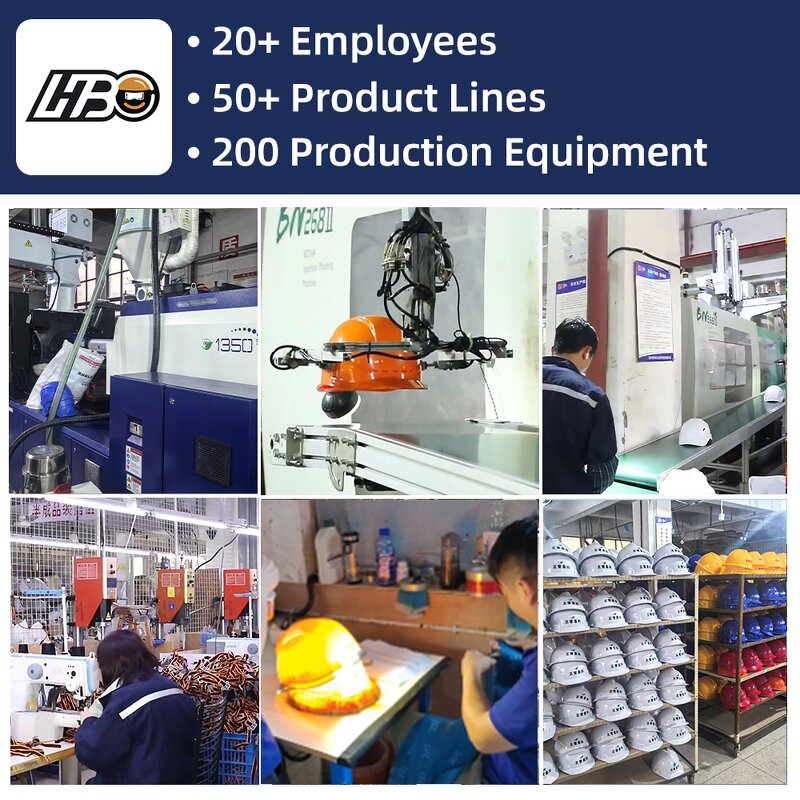 Safety Helmet Manufacturer - HBC CE EN397 Construction Hard Hat Custom Logo HDPE
