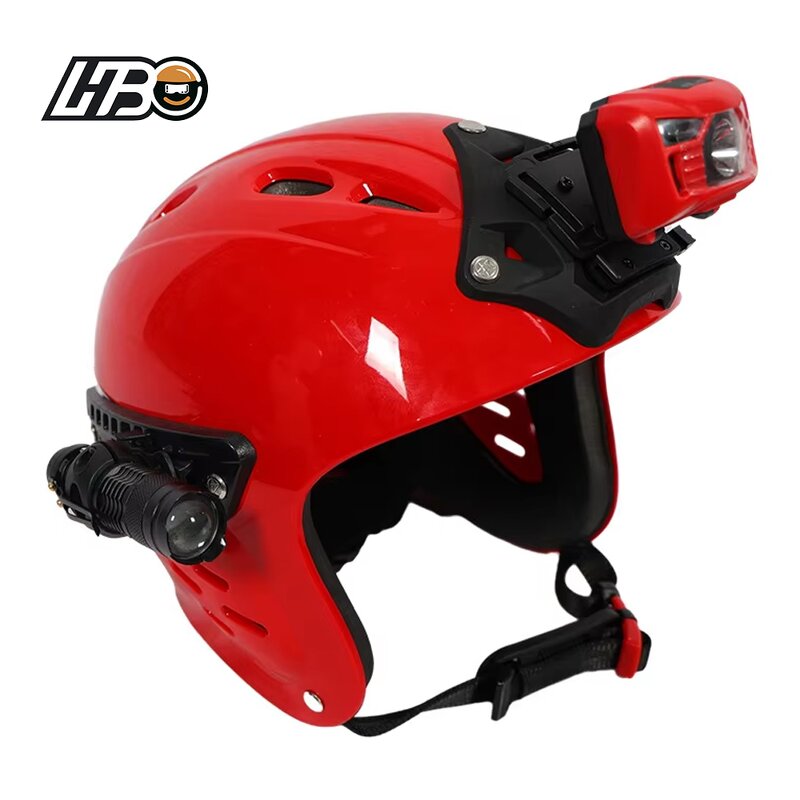 Safety Helmet Manufacturer - HBC Water Rescue Fire Rafting with Rail Fall Protection