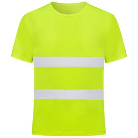 Safety Shirt Manufacturer - HBC Men's High Visibility 100% Polyester Reflective