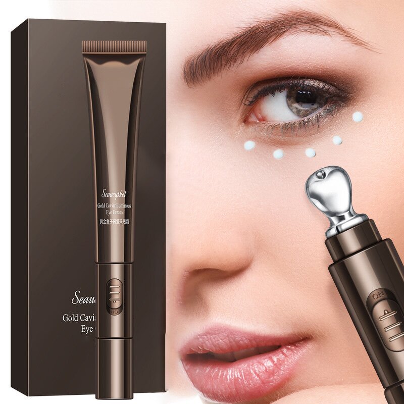 Electric Eye Cream Manufacturer - Vibration Massage Hyaluronic Acid Vitamin C for Eye Bag Removal & Tightening