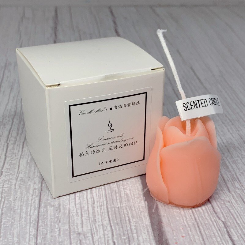 Scented Candle Manufacturer - Tulip Trailing Flame Soybean Wax Handmade - Conference Giveaway