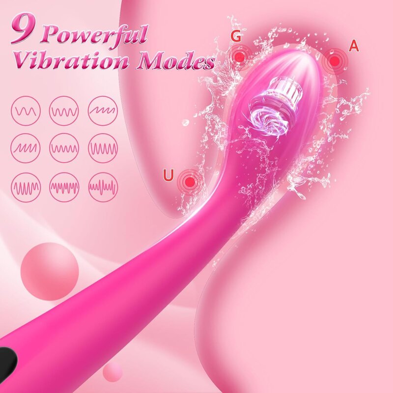 Female Sex Vibrator Manufacturer - High Frequency 9 Function Digital Displays with Clitoral Stimulation