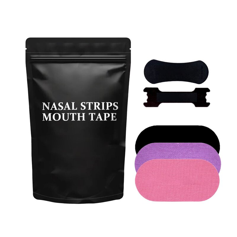 Snore Stop Nose Strips Manufacturer - Direct Factory Strengthening Body Patches Nose Plaster Black Breathing