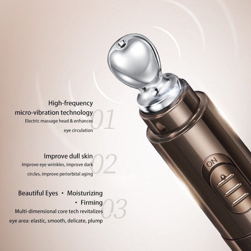 Electric Eye Cream Manufacturer - Vibration Massage Hyaluronic Acid Vitamin C for Eye Bag Removal & Tightening