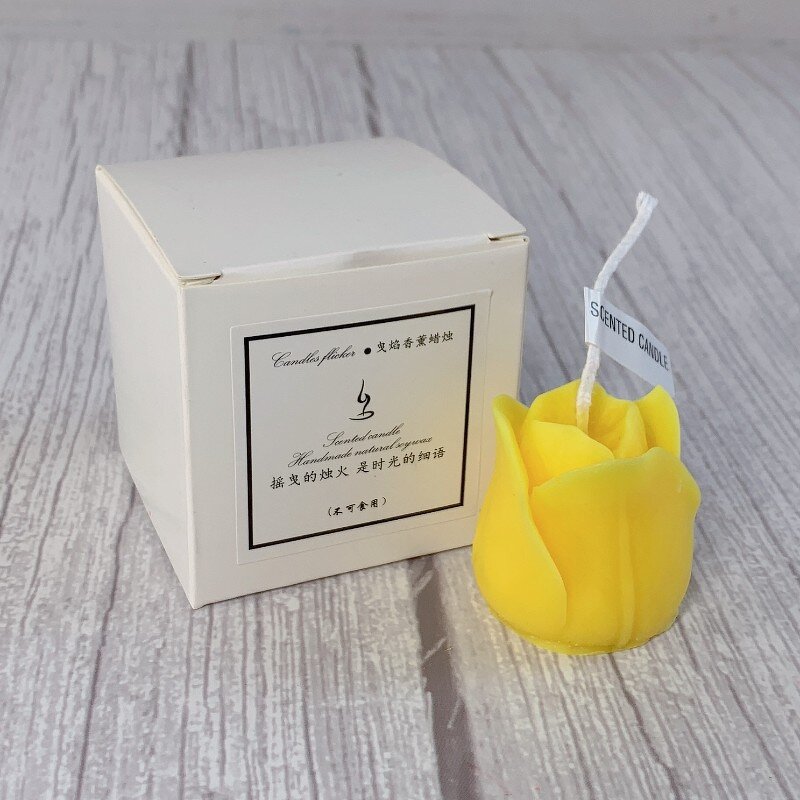 Scented Candle Manufacturer - Tulip Trailing Flame Soybean Wax Handmade - Conference Giveaway