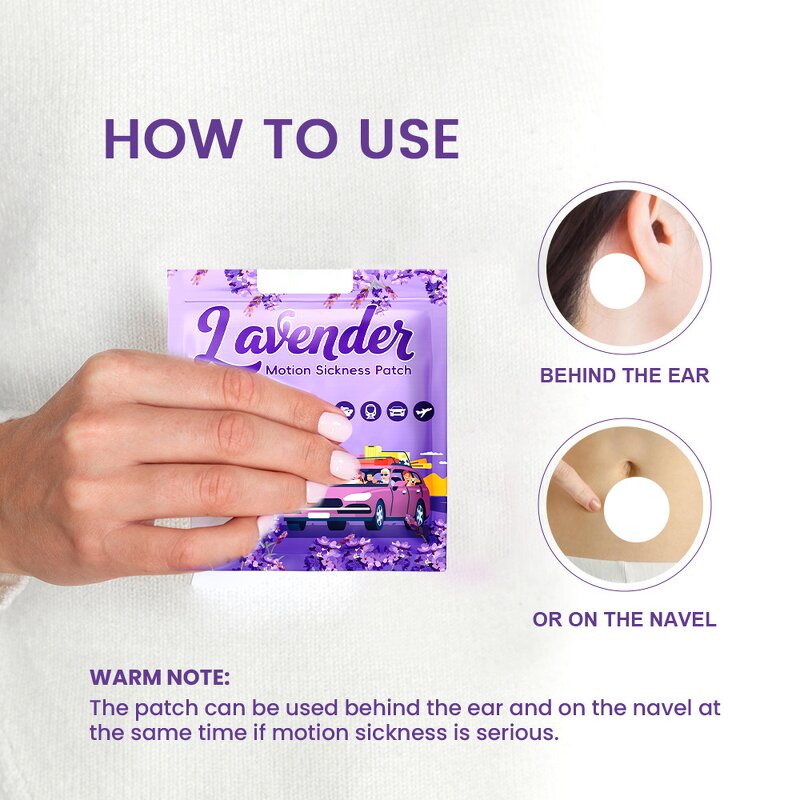 Motion Sickness Patch Manufacturer - Wholesale Fast Acting No Side Effects Lavender Body Care