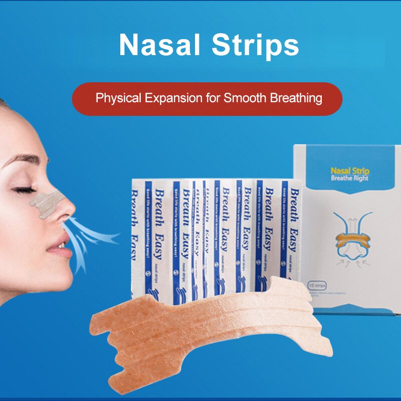 Snore Stop Nose Strips Manufacturer - Direct Factory Strengthening Body Patches Nose Plaster Black Breathing