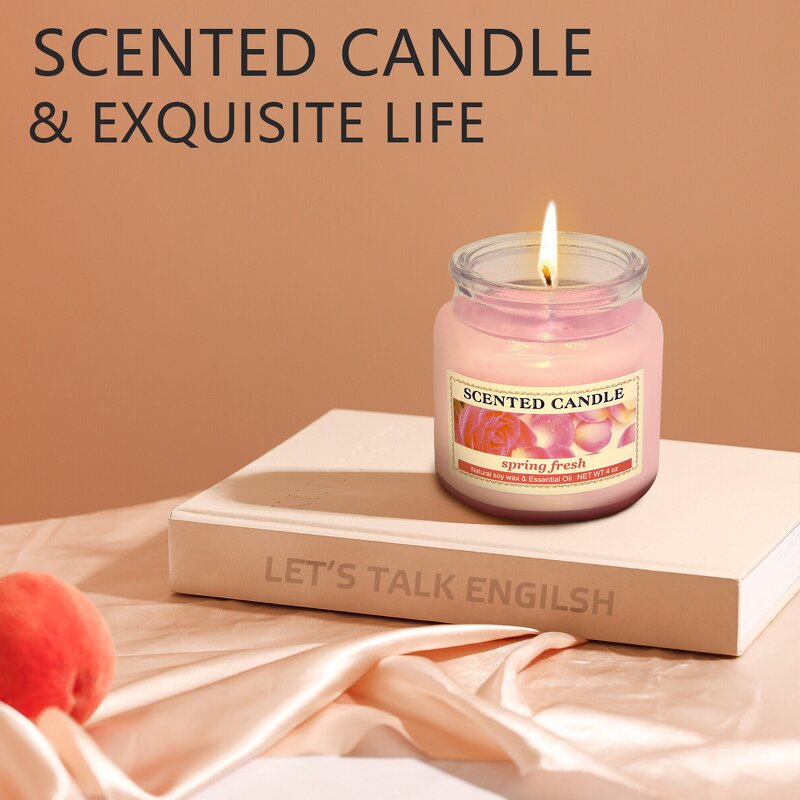 Aromatherapy Candle Manufacturer - Smokeless with Lid Glass Soy Wax - Holiday Gift Sets