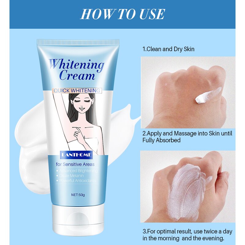 Whitening Cream Manufacturer - Dark Spot & Fine Pores Lightening for Knees Hands Armpits