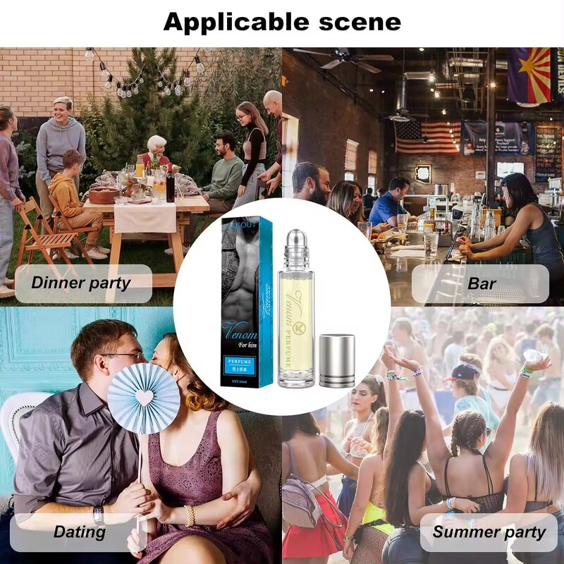 Pheromone Perfume Manufacturer - 10ml Private Label Long-Lasting Aphrodisiac Attractive for Men