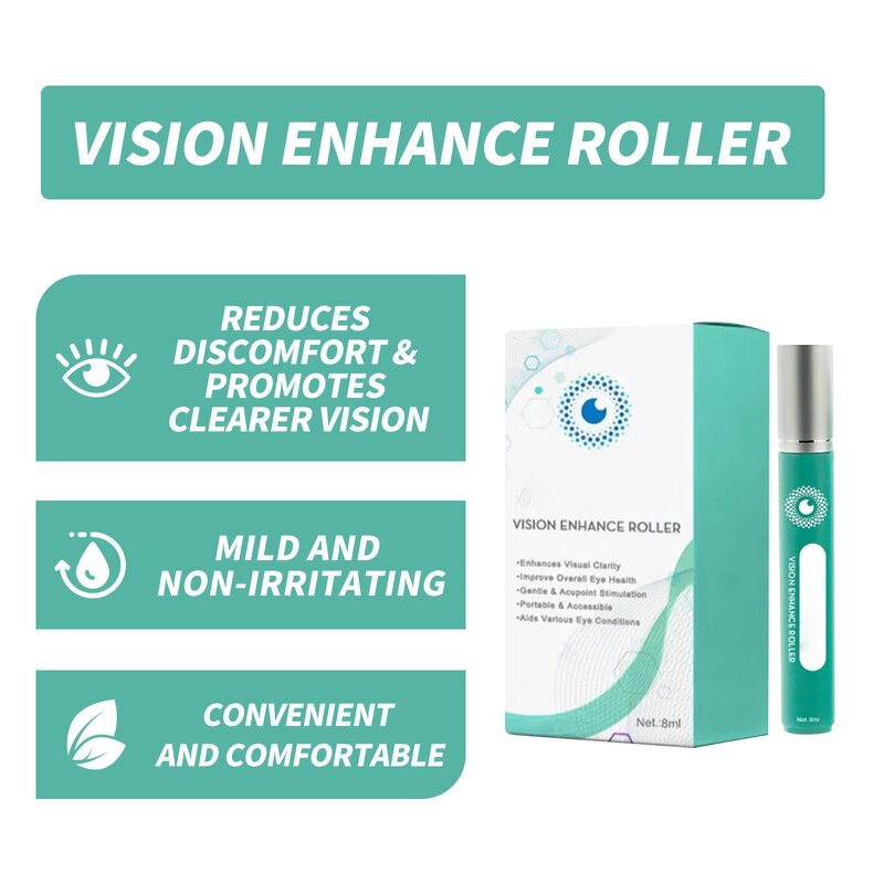 Eye Serum Roller Manufacturer - Visual Enhancement Relieve Eye Aningeresting Dark Circles Bags Contour Moisturizing 8ML