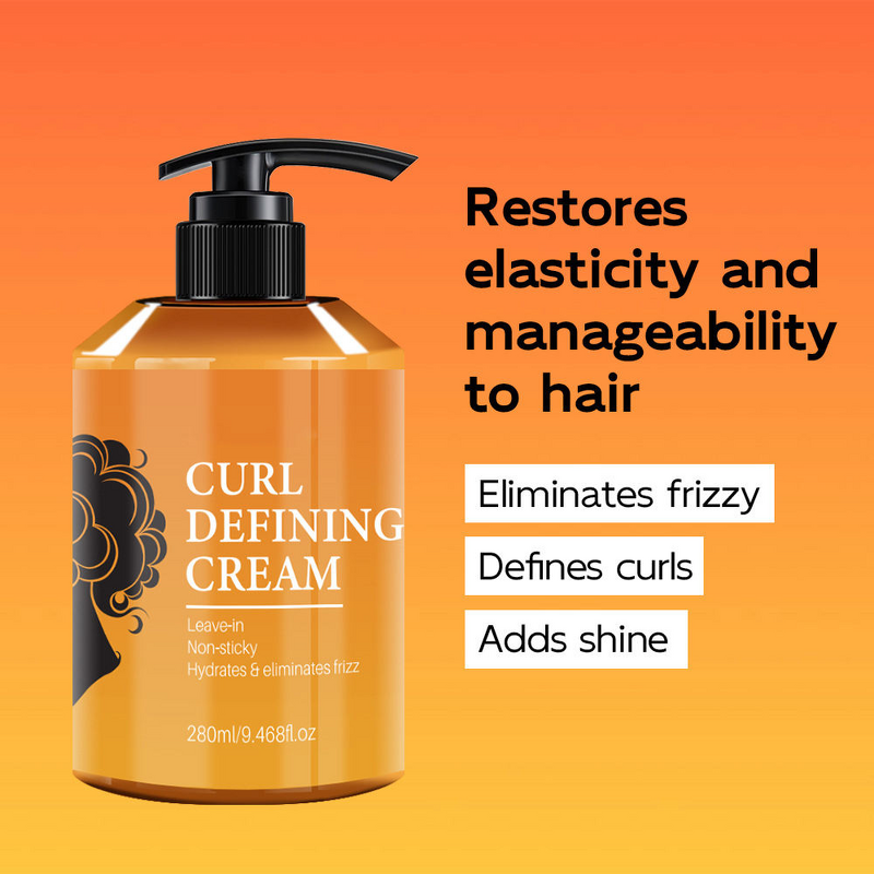 Curl Defining Cream Manufacturer - Private Label Strong Hold Girls Castor Oil Organic with Refreshing Smoothing