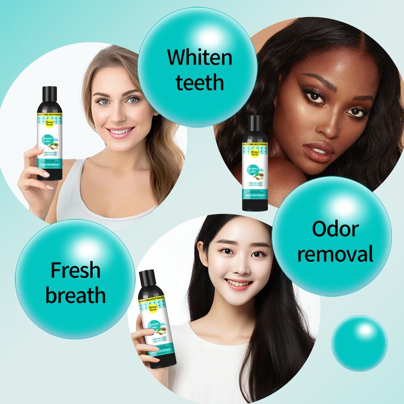 Coconut Oil Mouthwash Manufacturer - Hot Selling 237ml Organic Natural Fresh Breath Oral Health Care