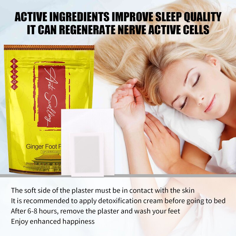 Foot Detox Patch Manufacturer - Pain Relief Better Sleep Anti-stress with Ginger