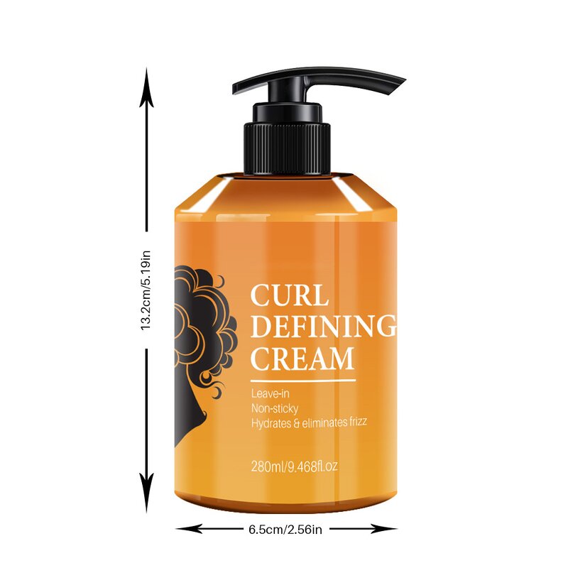 Curl Defining Cream Manufacturer - Private Label Strong Hold Girls Castor Oil Organic with Refreshing Smoothing
