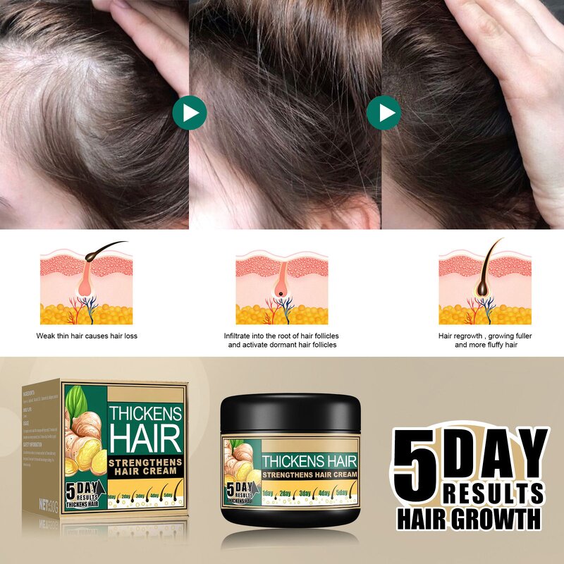 Hair Growth Serum Manufacturer - Wholesale OEM Ginger Treatment Butter for Smooth Moisturizing Luxury Organic