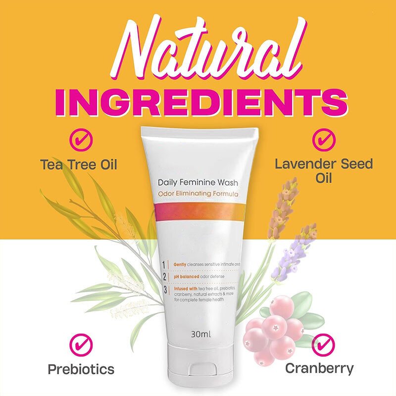 Feminine Wash Manufacturer - Tea Tree Oil PH Balanced Vaginal Odor Removal Prebiotic - Private Label