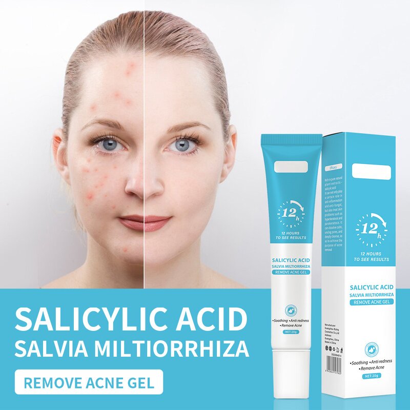 Anti-Acne Face Gel Manufacturer - Private Label Quick Salicylic Acid Herbal for Pimples and Scars