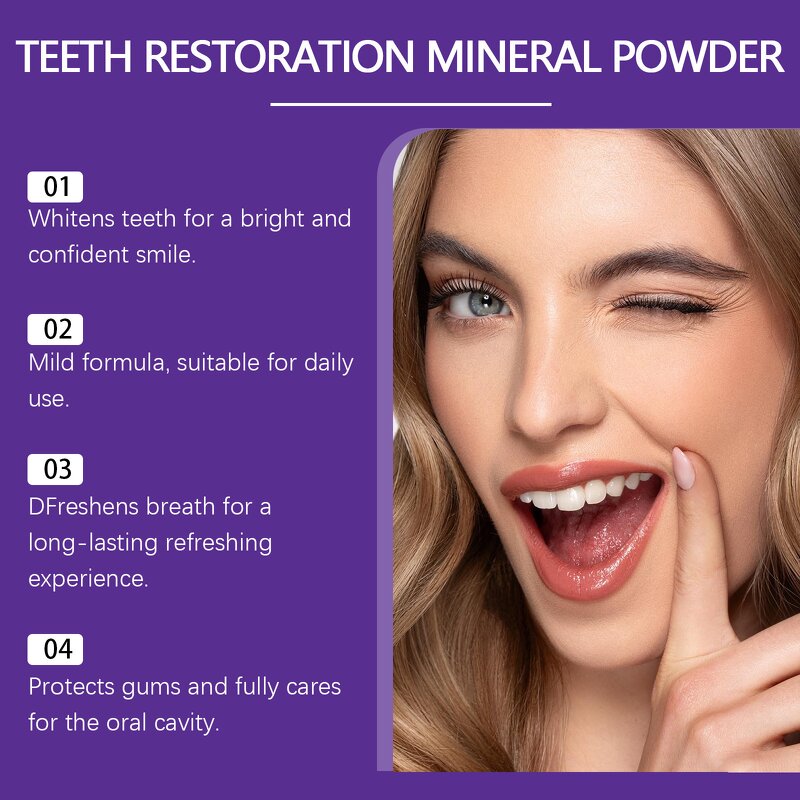 Teeth Cleaning Powder Manufacturer - Oralhoe Mint Restoration Mineral Boxed Home Use for Fresh Mouth