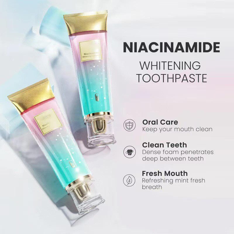 Whitening Toothpaste Manufacturer - Cool Mint Flavored Niacinamide & Herbal for Gum Care & Stain Removal