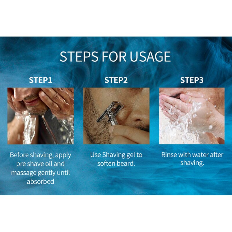 Shaving Gel Manufacturer - Private Label Custom OEM Natural Organic Cleaning Beard for Men Clear