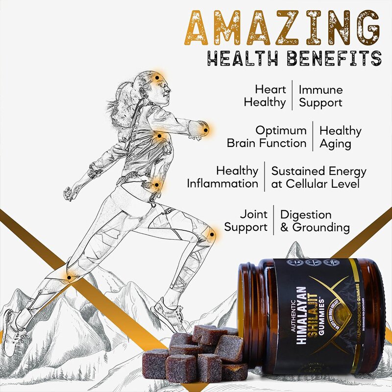 Shilajit Gummies Manufacturer - Herbal Extract Organic Himalayan Resin with Honey