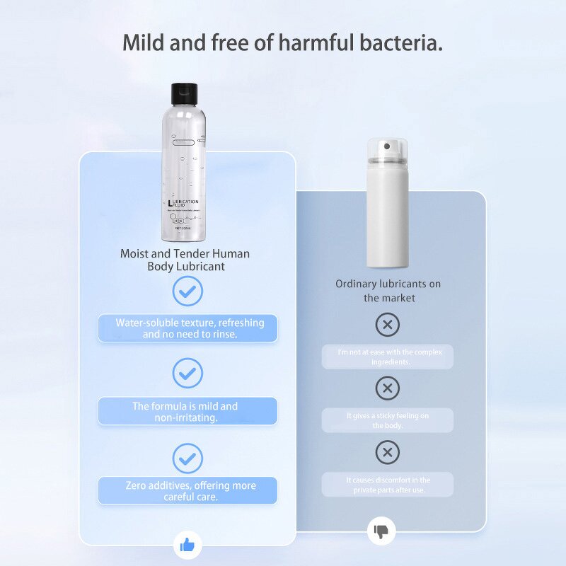 Body Lubricant Manufacturer - 200ml Water Dissolver for Couples Sex Health Care Gel