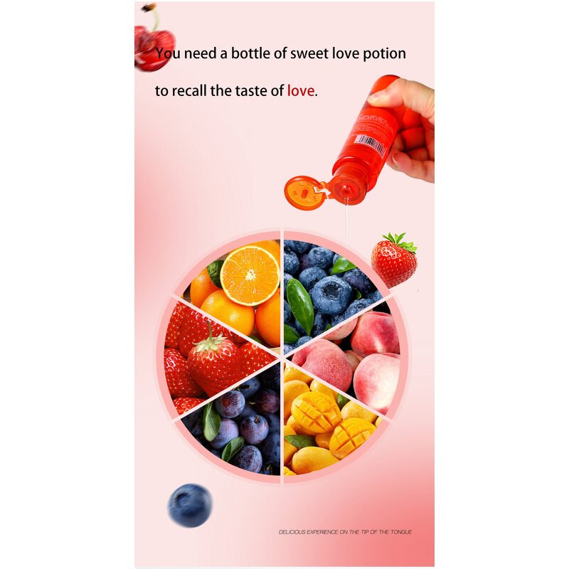 Sexual Lube Manufacturer - 80ml Water-based Fruit Flavor Vaginal Oral Edible Anal