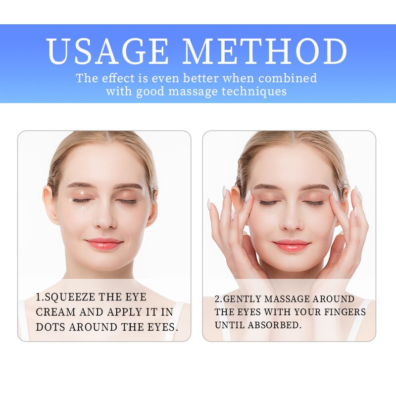 Eye Cream Manufacturer - Natural Visibly & Instantly Reduces Wrinkles Under Eye Bags Dark Circles Anti Aging