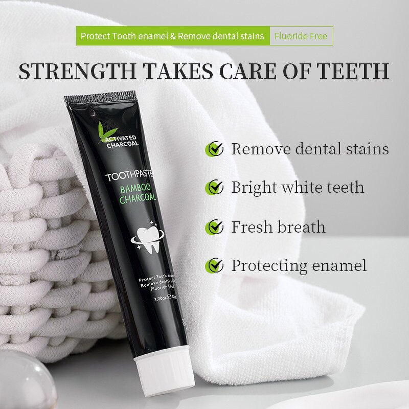 Toothpaste Manufacturer - Private Label Nature Mint Anti Sensitivity Whitening Bamboo Charcoal - OEM