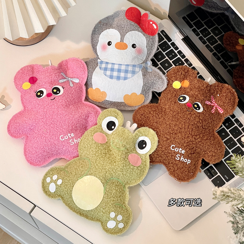 Hot Water Bottle Manufacturer - Cartoon Plush Bear Refillable Portable Student