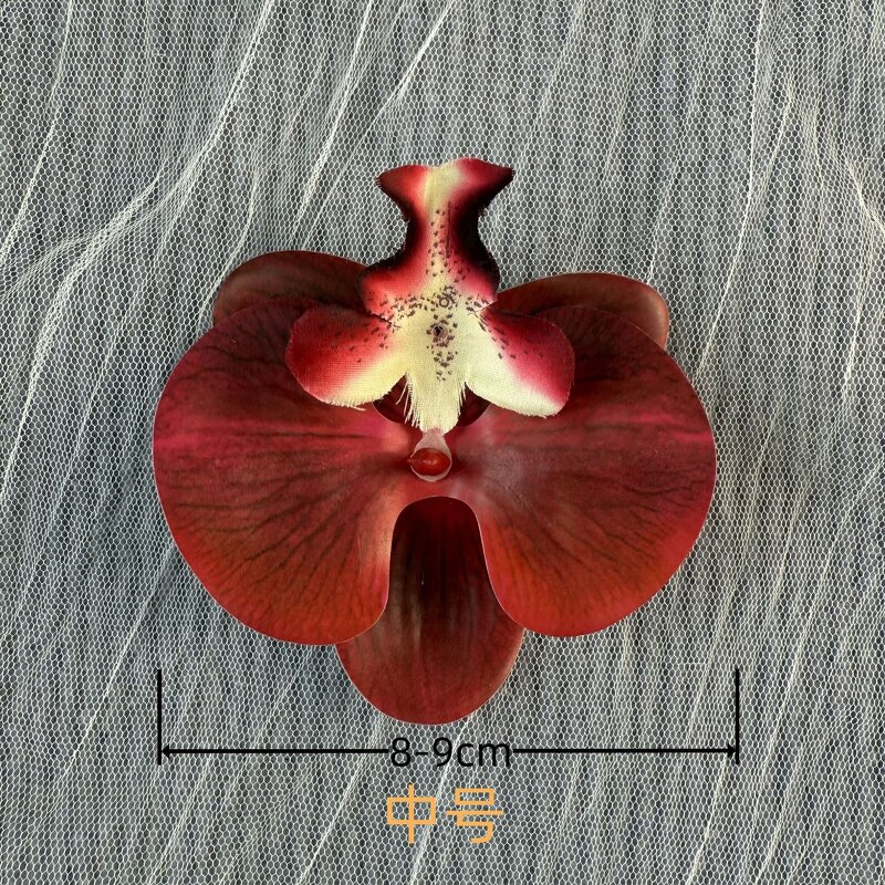 Wedding Hair Accessories Manufacturer - Exquisite 3D Simulation Glue Phalaenopsis