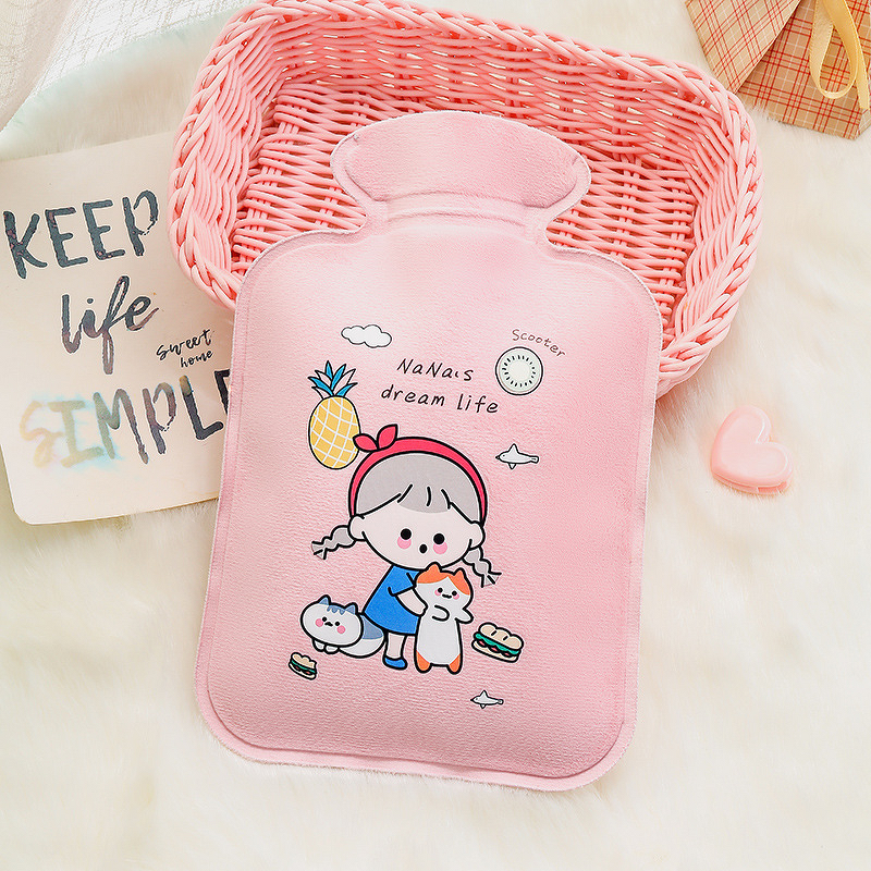 Hot Water Bag Manufacturer - Cute Plush High-density PVC Small Portable Dual-use