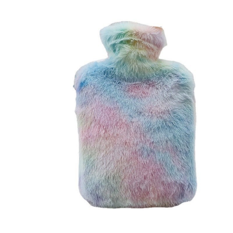 Hot Water Bottle Manufacturer - 2000ml Korean-style Gradient Plush Removable Fabric