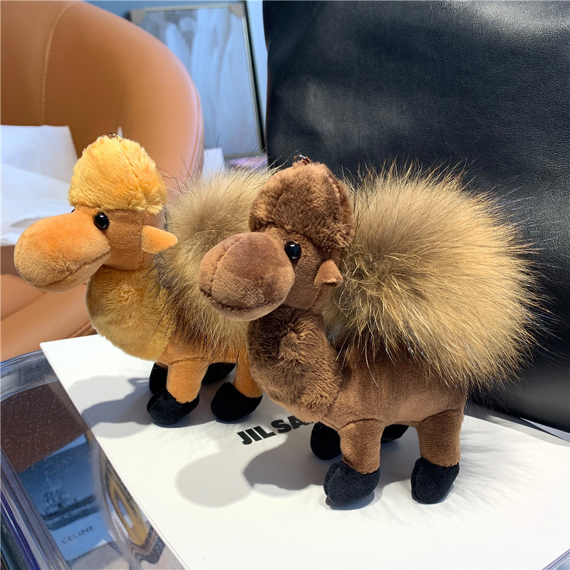 Bag Pendant Manufacturer - Creative Raccoon Fur Ball Little Camel